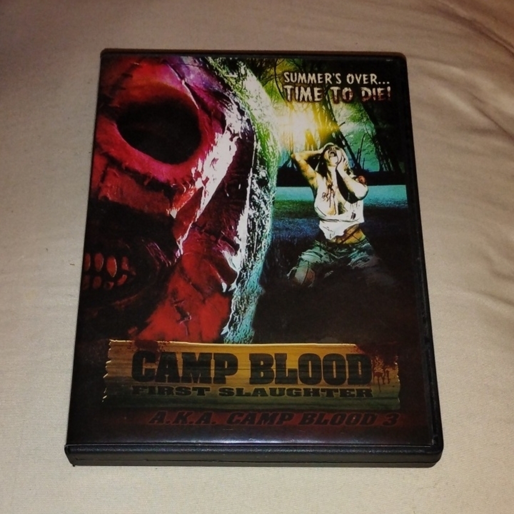 Camp Blood: First Slaughter DVD Rare David Sterling Killer Clown Horror Movie
